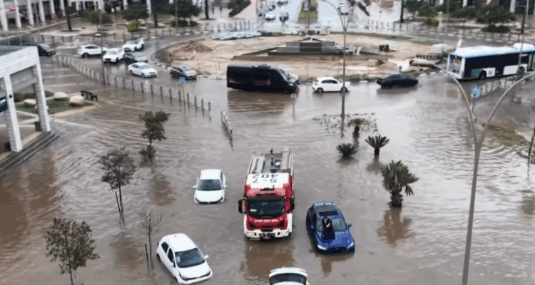 Israeli Farmers welcome Storm Byron after multi-year drought