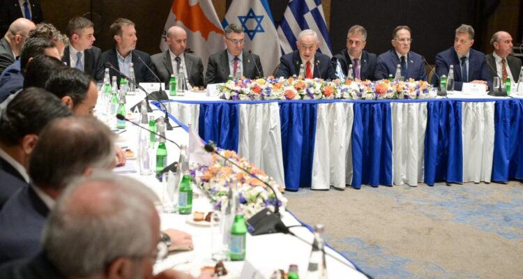 Netanyahu hosts Greek and Cypriot leaders in Jerusalem to advance energy links and security coordination in eastern Mediterranean