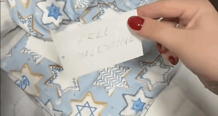 Bloomingdale’s Chanukah-themed gift includes ‘Free Palestine’ note