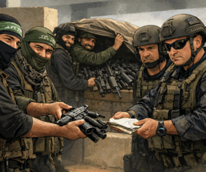weapons handover