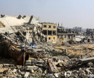 gaza rubble