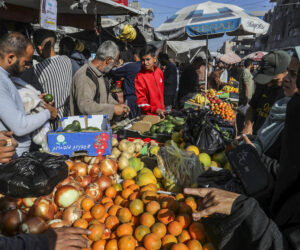 Gaza food market