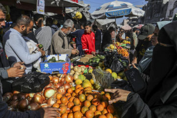 Gaza food market