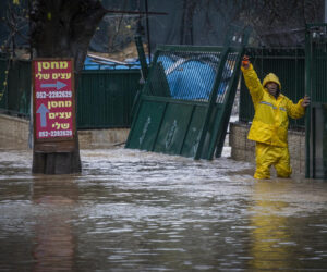 Heavy flooding