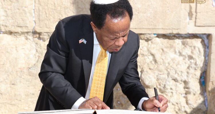 Terrell prays for peace at Jerusalem’s Western Wall
