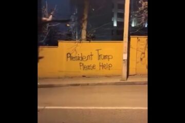 Iranian protester