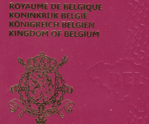 Belgian passport
