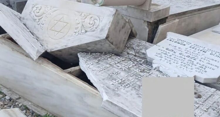 Vandals desecrate Jewish cemetery in Barcelona, sparking outcry