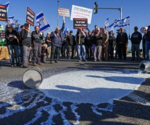 Milk protest