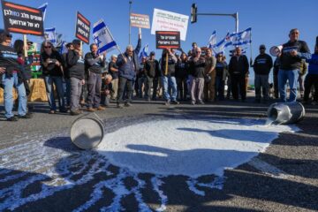 Milk protest