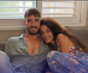 Freed hostages Ariel Cunio and Arbel Yehoud.