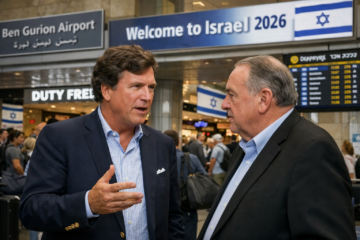 Tucker Carlson and Mike Huckabee