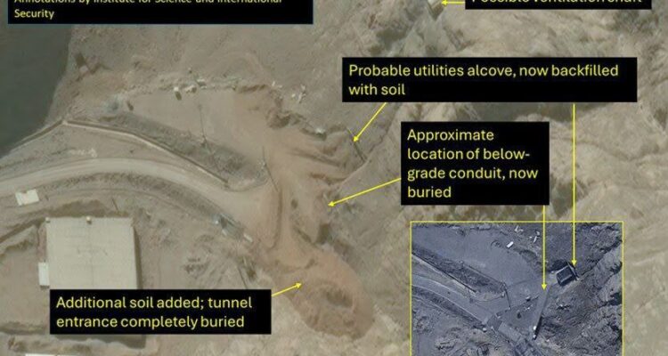 Satellite images reveal Iran shoring up Isfahan nuclear facility’s defenses