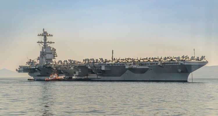 USS Gerald R. Ford departs the Middle East after record-breaking deployment