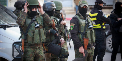 Palestinian police