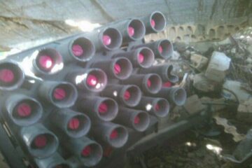 Hezbollah rocket launcher