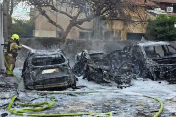 Hezbollah rocket aftermat