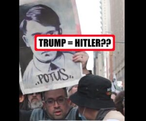 Anti-Trump protester