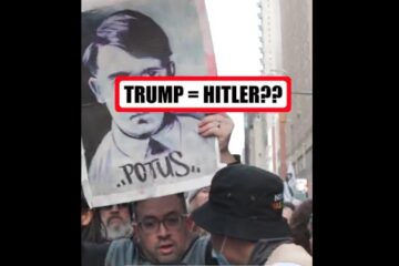 Anti-Trump protester