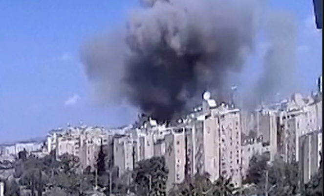 Ballistic missile hits Beersheba, explosion triggers ‘flying objects, dozens rushed to hospital