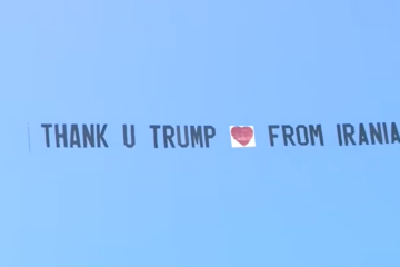 Pro-Trump banner