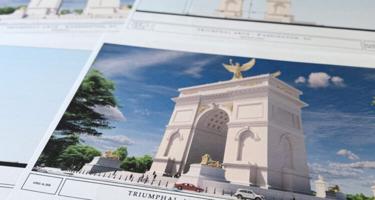 Federal Agency approves concept for Trump’s plan for a triumphal arch in Washington