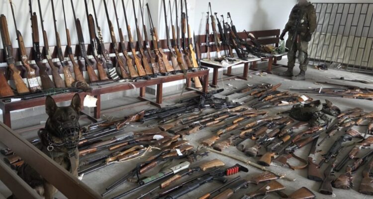 IDF soldiers seize Hezbollah weapons in Bint Jbeil school