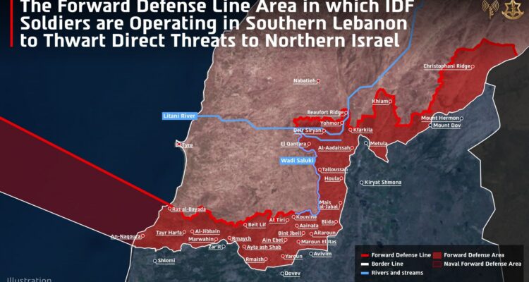 The ‘Yellow Line’ in Lebanon: IDF maps out forward defense zone to protect northern border