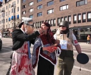 anti-Israel protester