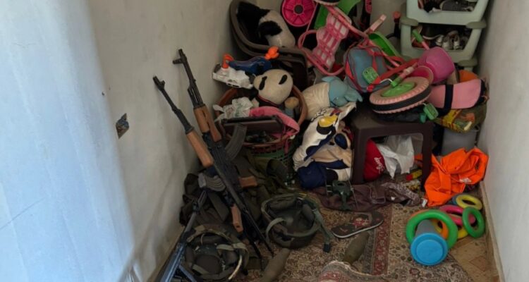 Hezbollah weapons cache uncovered in children’s bedroom