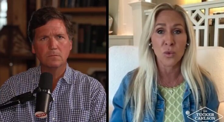 Trump mocks ‘low IQ’ Tucker Carlson, ‘losers’ Thomas Massie and Marjorie Taylor Greene