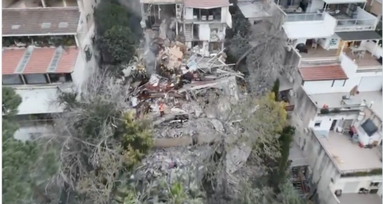 Iranian missile hits Haifa building injuring 6 Israelis, 4 still missing