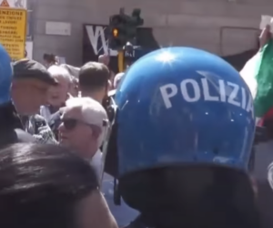 antisemitic rally milan