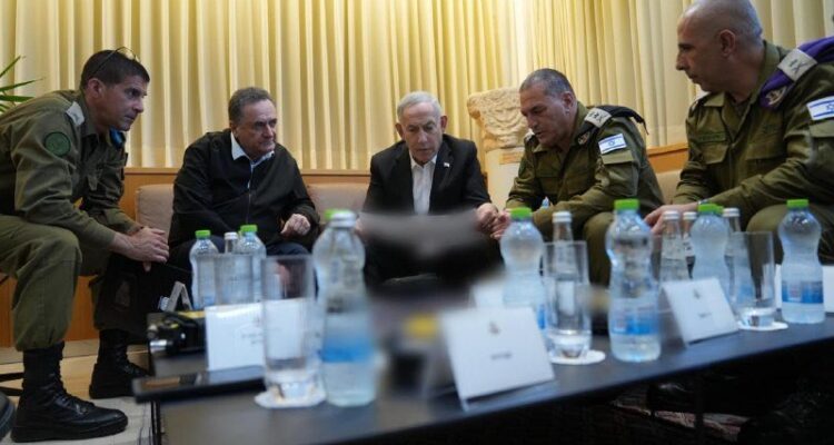 Netanyahu holds security assessment with top officials
