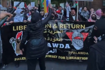 Brooklyn anti-Israel protest