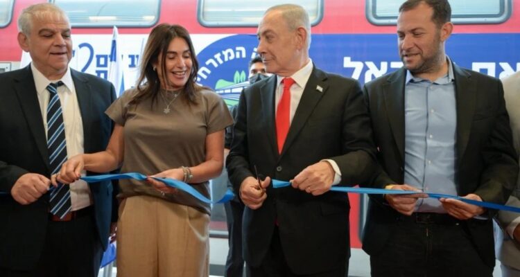 Netanyahu inaugurates Israel Railways’ Eastern Railway
