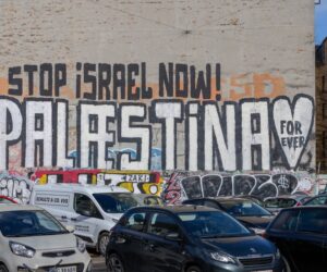 anti-Israel mural