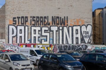 anti-Israel mural