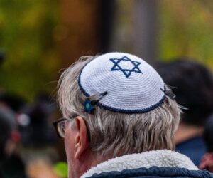 Man wearing a kippah in Berlin, Germany (Shutterstock)