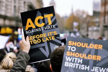 London antisemitism march