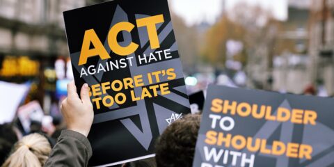London antisemitism march