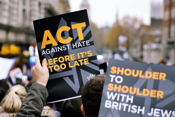 London antisemitism march