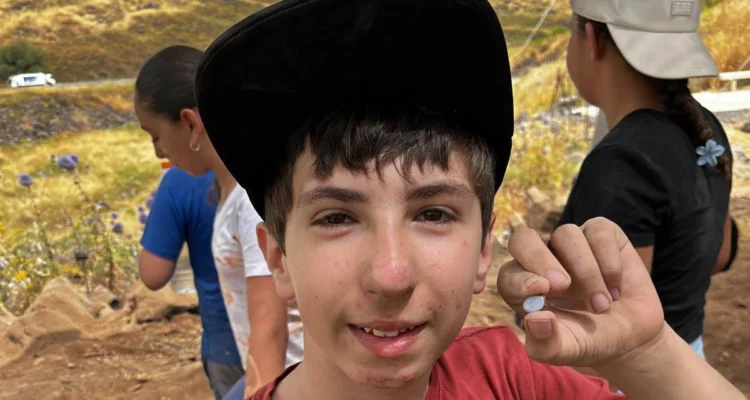 12-year-old makes stunning discovery beneath ancient Galilee ruins