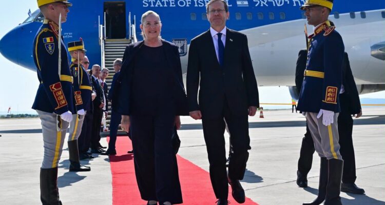 Herzog honors Holocaust victims at site of one of Europe’s worst massacres