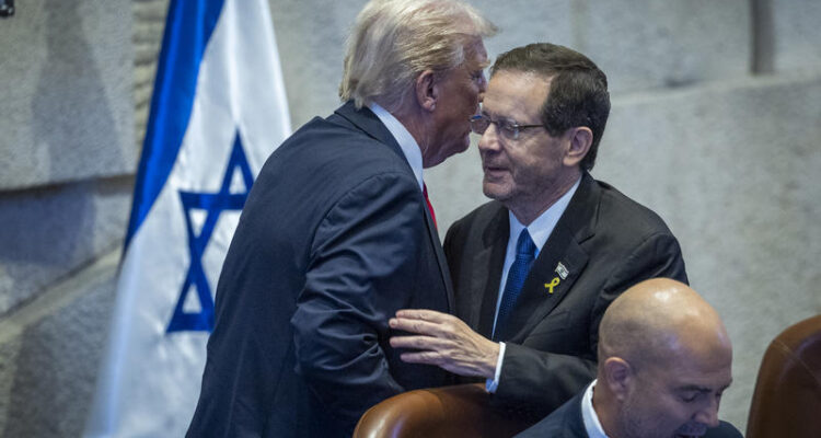 Israel’s president wishes Trump a happy 80th birthday, thanks him for supporting Israel