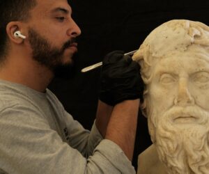 Ancient Roman marble statues
