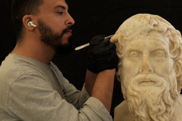 Ancient Roman marble statues