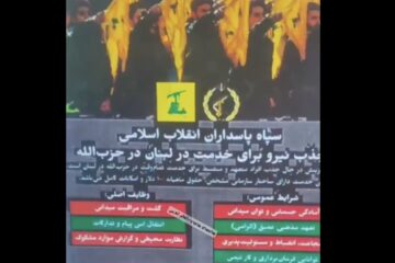 Hezbollah recruitment poster