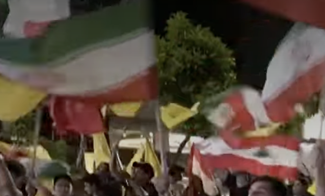 Hezbollah supporters protest Lebanon-Israel framework agreement in Beirut