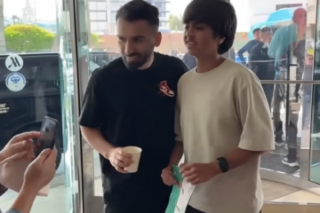 Iran football player in Mexico